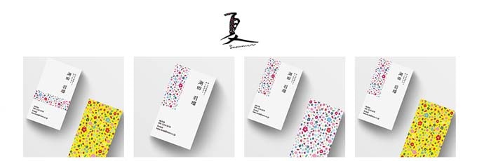山櫻：日本らしいデザインのおしゃれな名刺「夏」